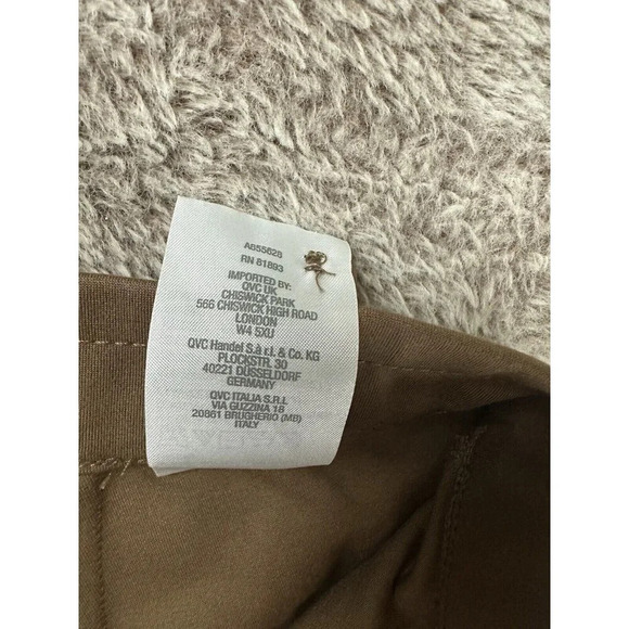 Tailored by Susan Graver Women’s Pants Regular Smart Ponte Brown Size L A655629 - Picture 13 of 16